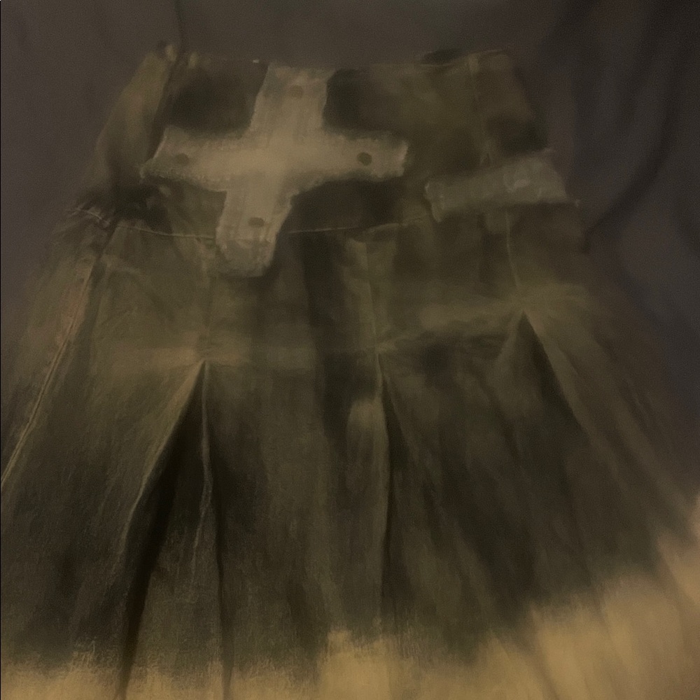 Silver Jeans Olive A-Line Skirt